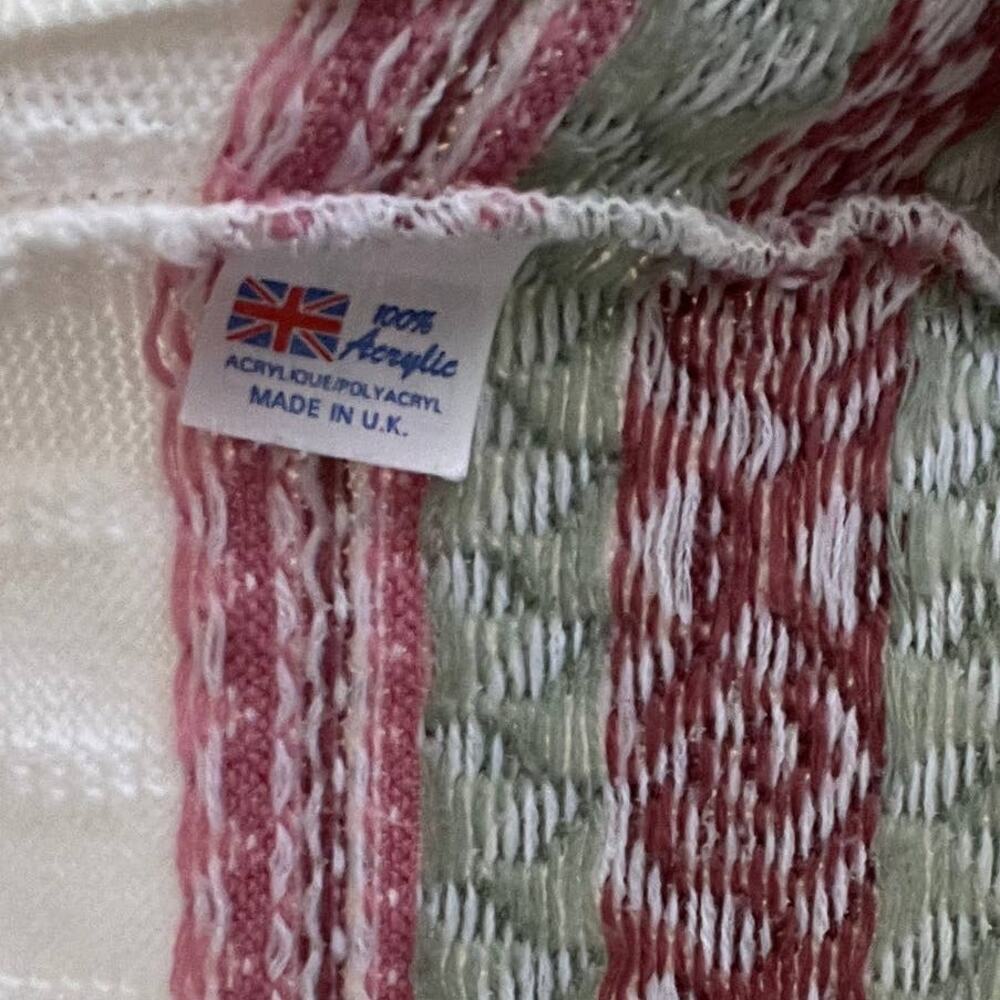 Vintage 1990's White Ribbed Knit Cottagecore Top - Picture 6 of 6